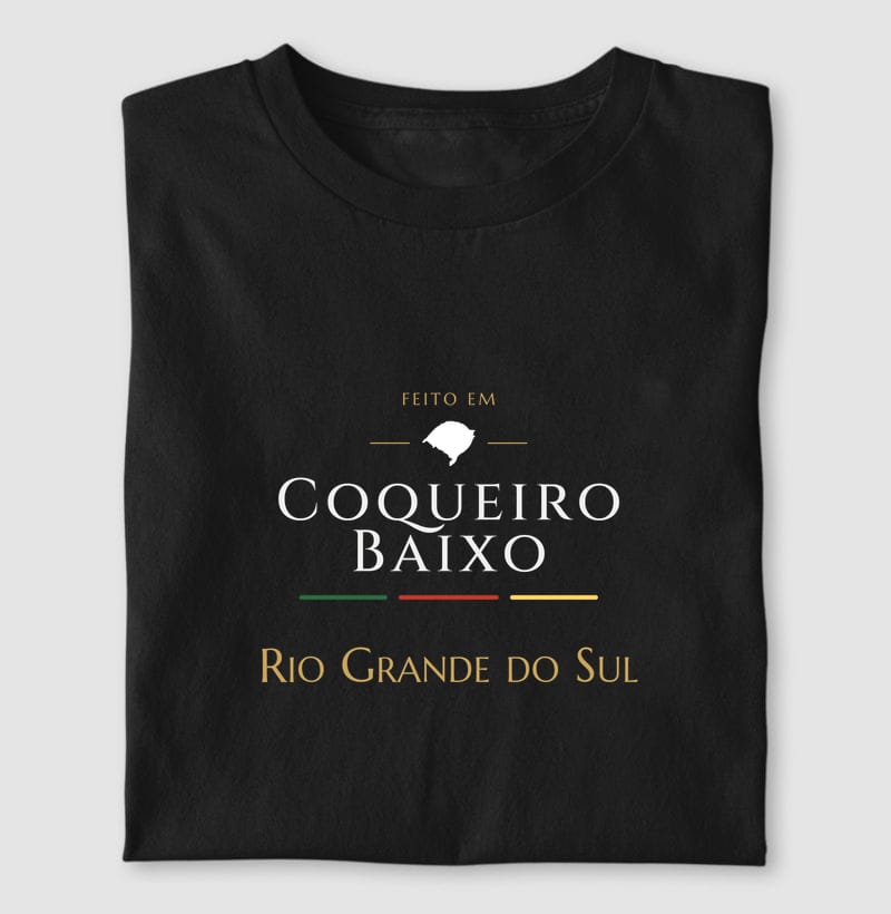 Camiseta Feito em de Coqueiro Baixo