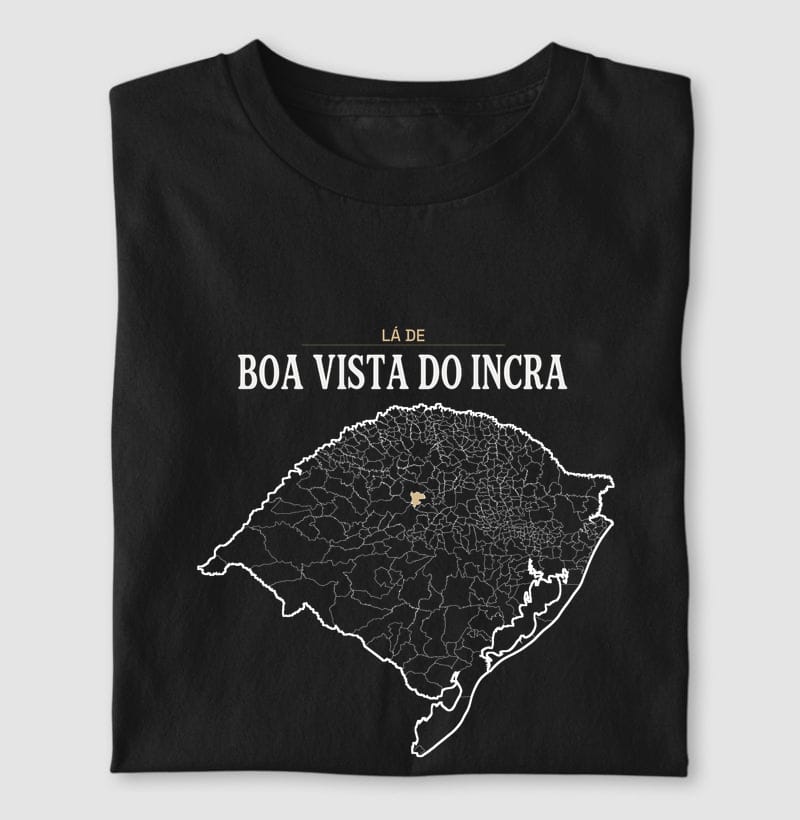 Camiseta Território de Boa Vista do Incra