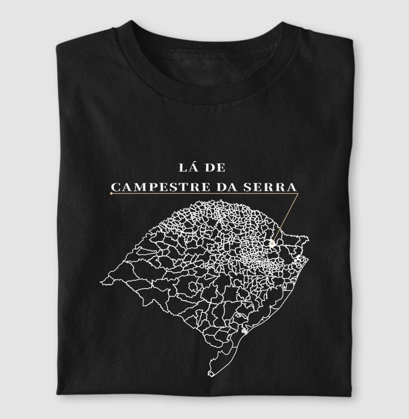 Camiseta Ponto de Origem de Campestre da Serra