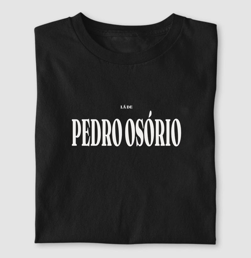Camiseta Tipografia de Pedro Osório
