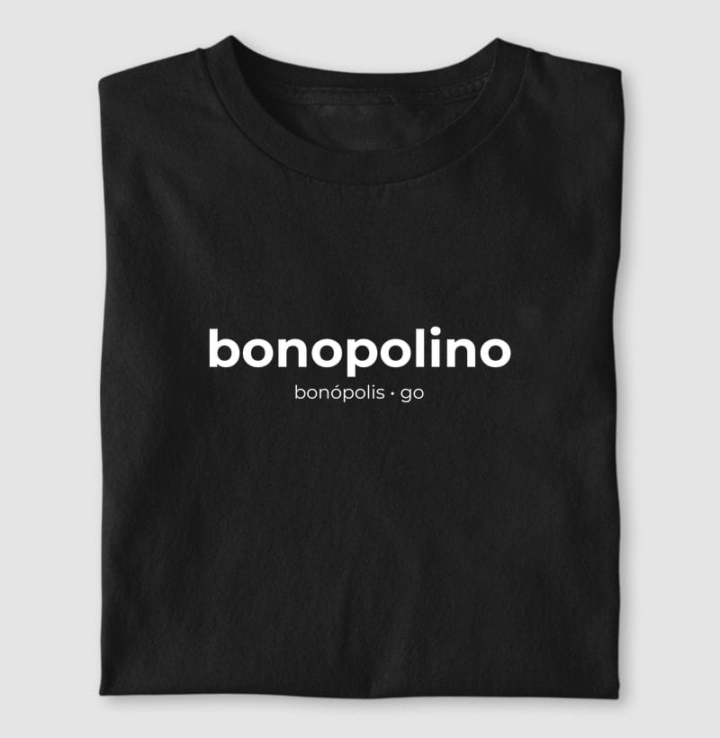 Camiseta Gentílico de Bonópolis