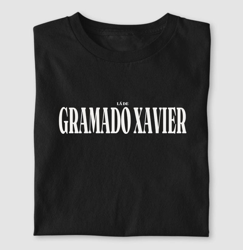 Camiseta Tipografia de Gramado Xavier