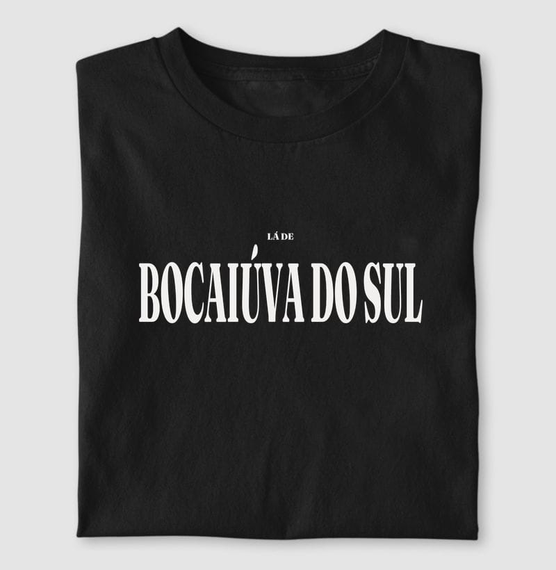 Camiseta Tipografia de Bocaiúva do Sul