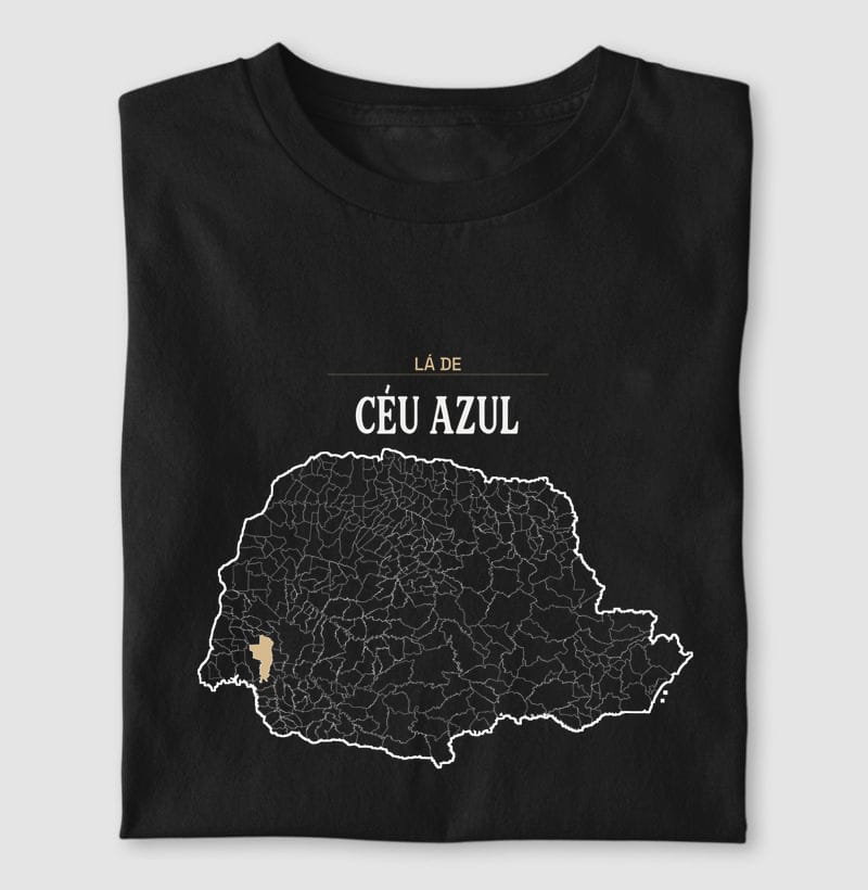 Camiseta Território de Céu Azul