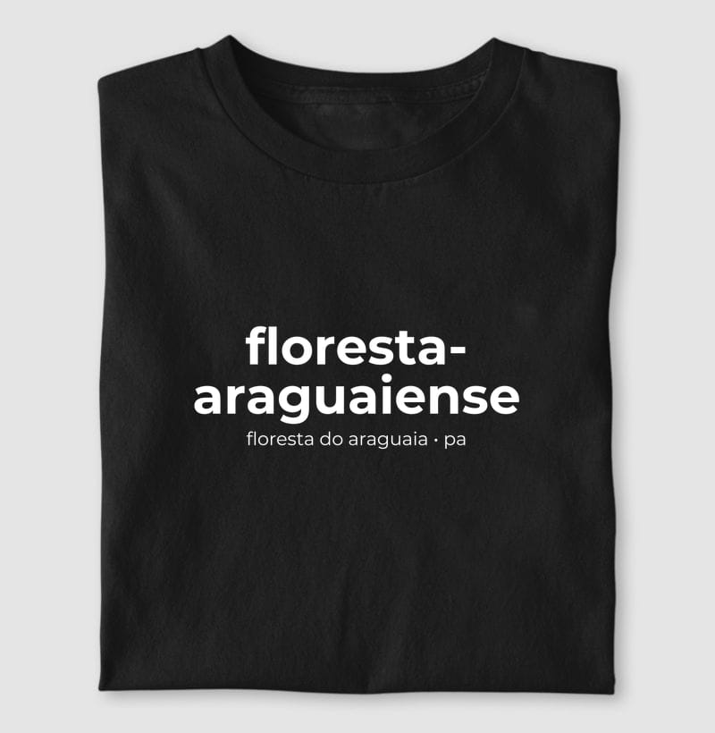 Camiseta Gentílico de Floresta do Araguaia