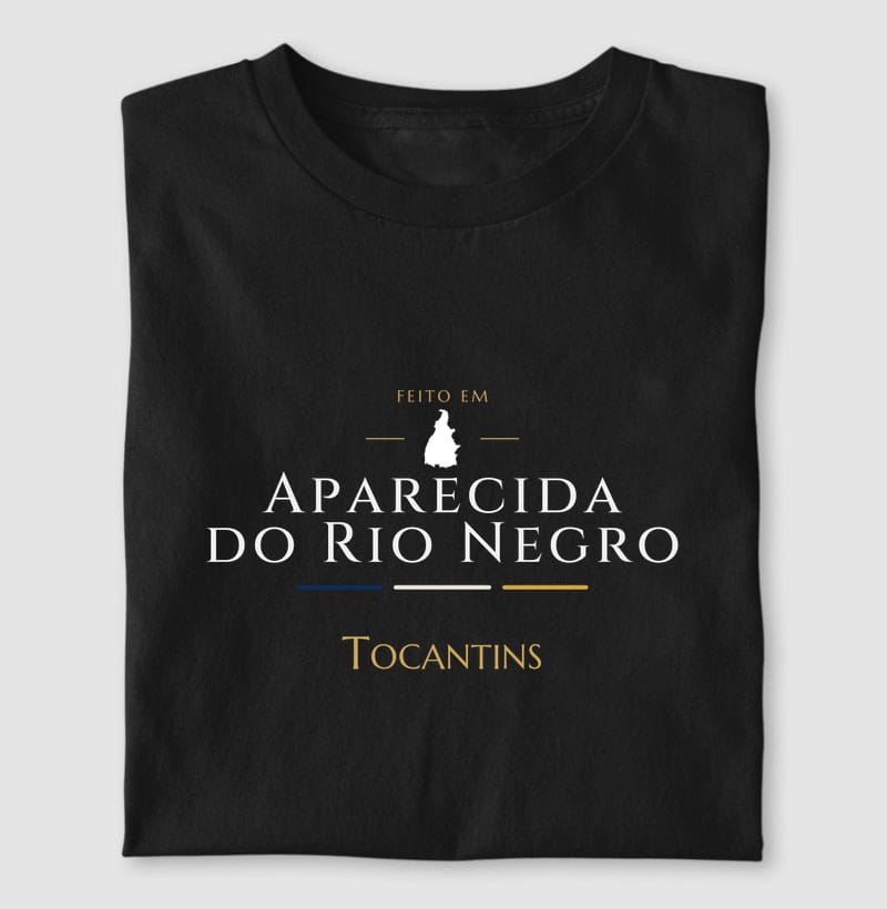 Camiseta Feito em de Aparecida do Rio Negro