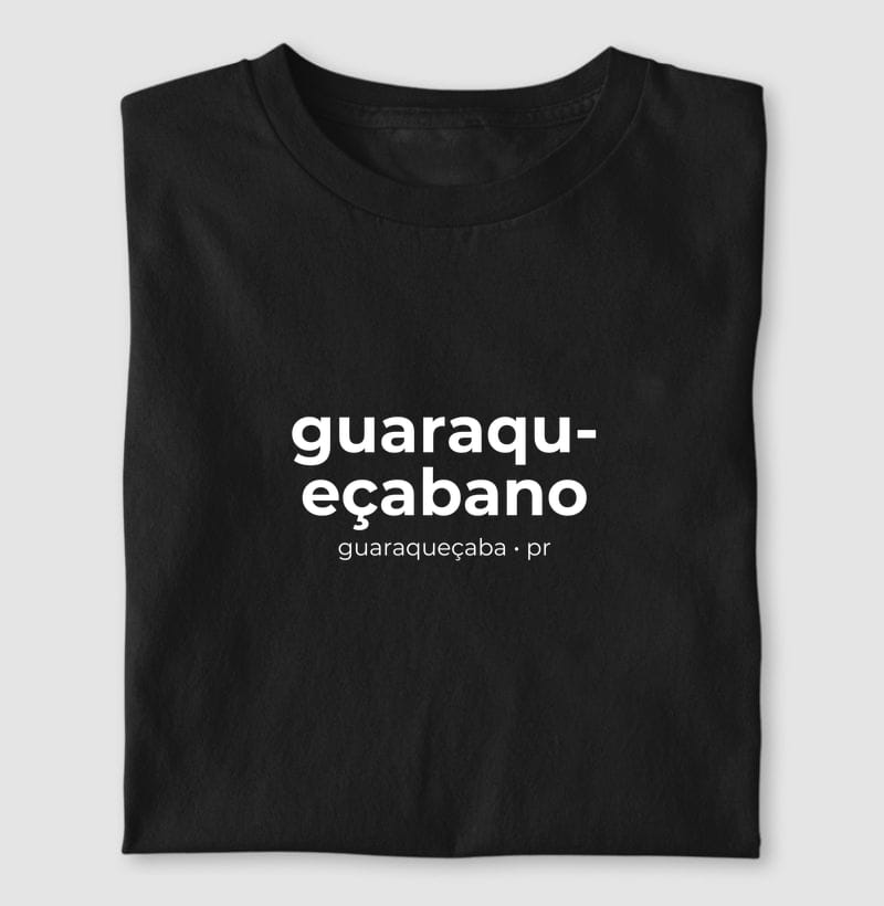Camiseta Gentílico de Guaraqueçaba
