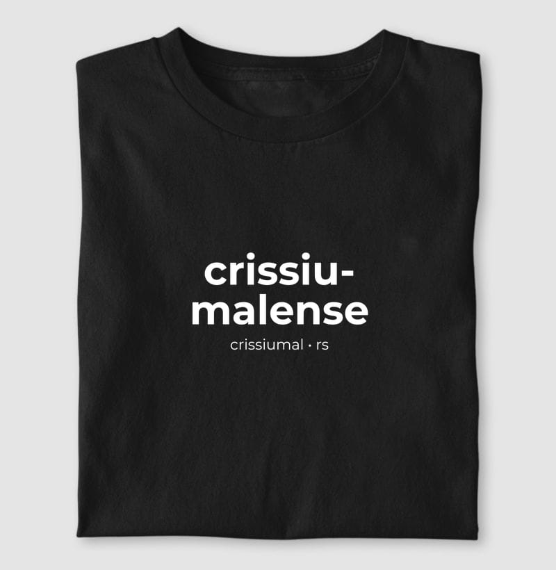 Camiseta Gentílico de Crissiumal