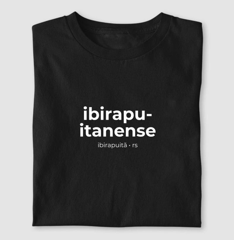 Camiseta Gentílico de Ibirapuitã