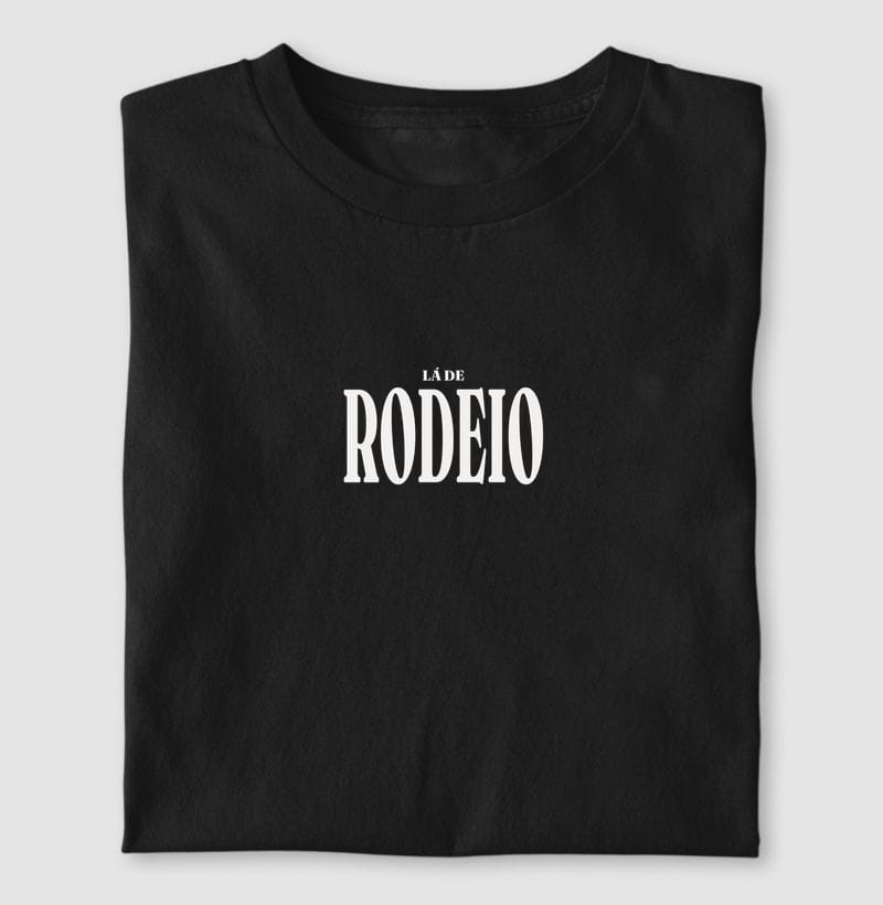 Camiseta Tipografia de Rodeio