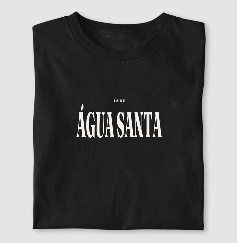 Camiseta Tipografia de Água Santa