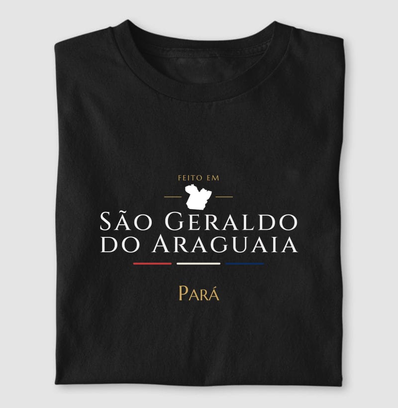 Camiseta Feito em de São Geraldo do Araguaia