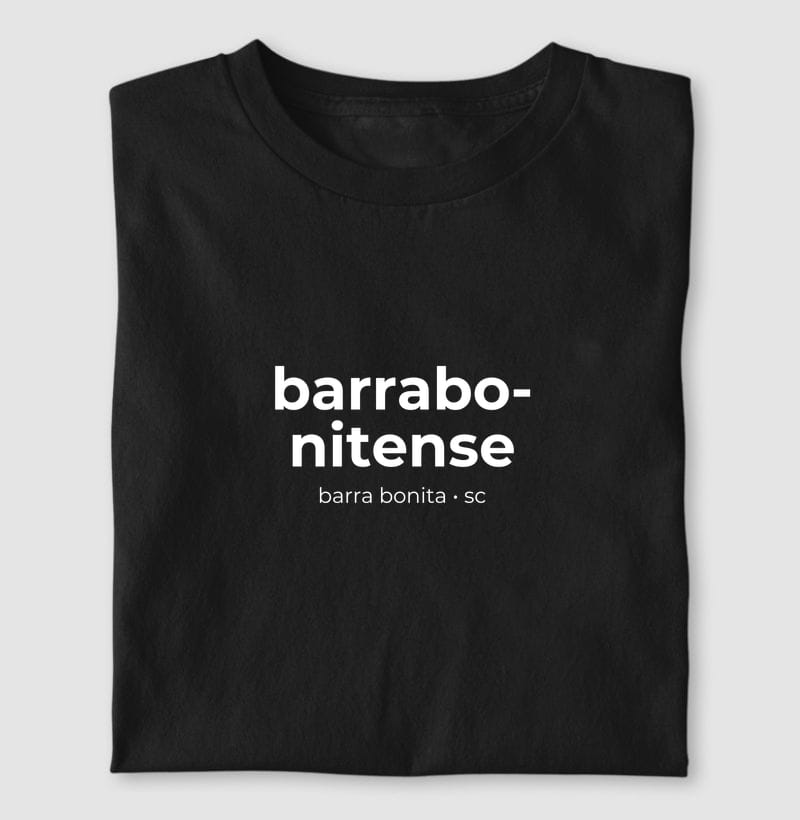 Camiseta Gentílico de Barra Bonita