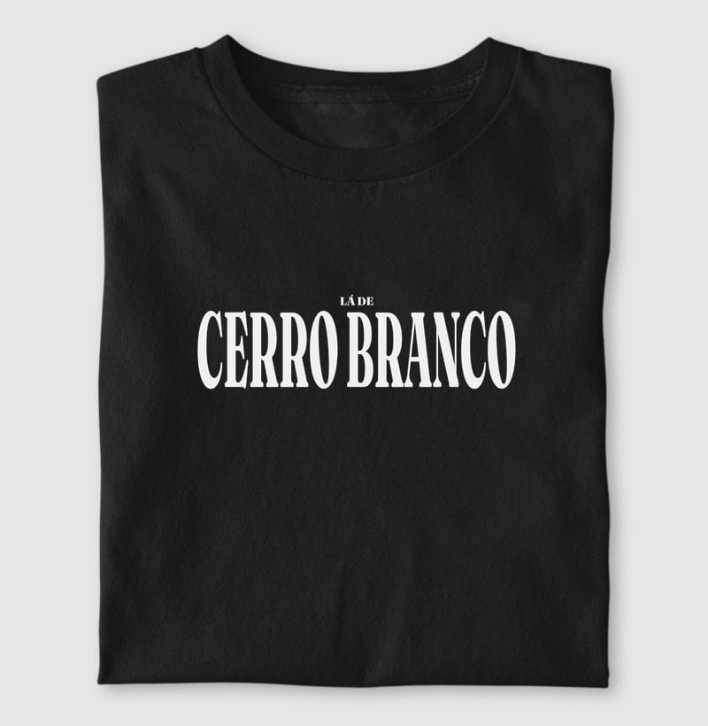 Camiseta Tipografia de Cerro Branco