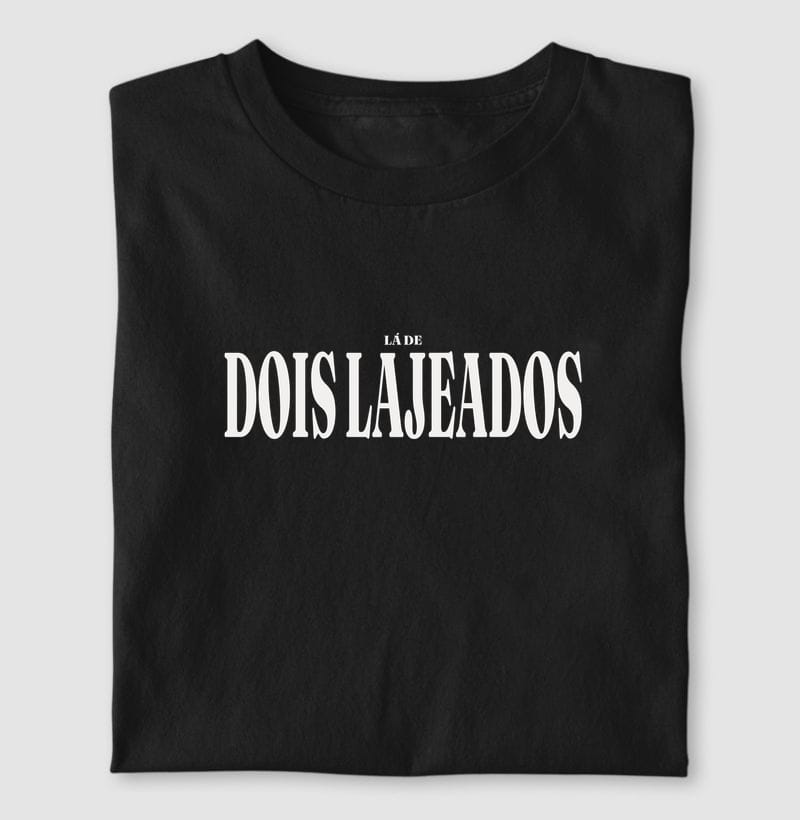Camiseta Tipografia de Dois Lajeados