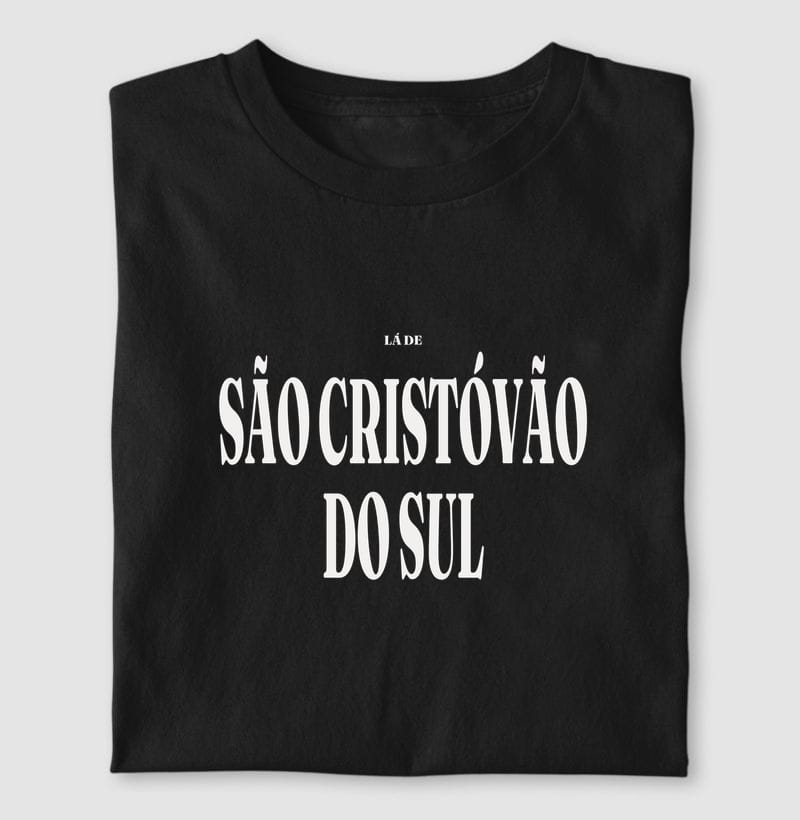 Camiseta Tipografia de São Cristóvão do Sul