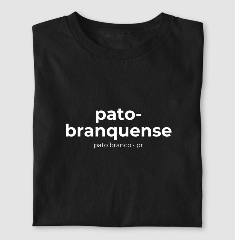 Camiseta Gentílico de Pato Branco