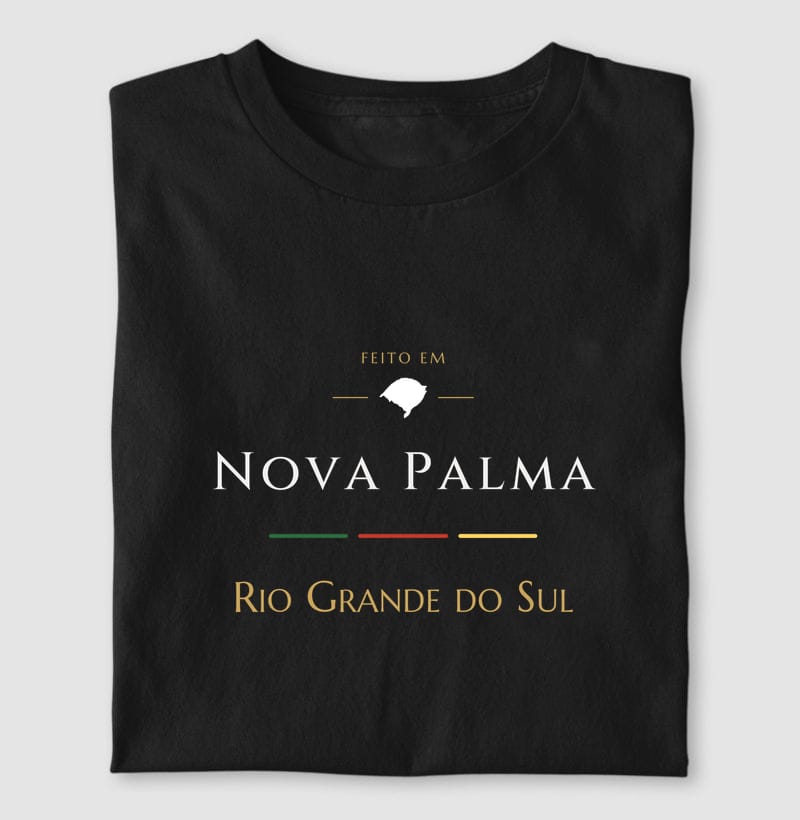 Camiseta Feito em de Nova Palma