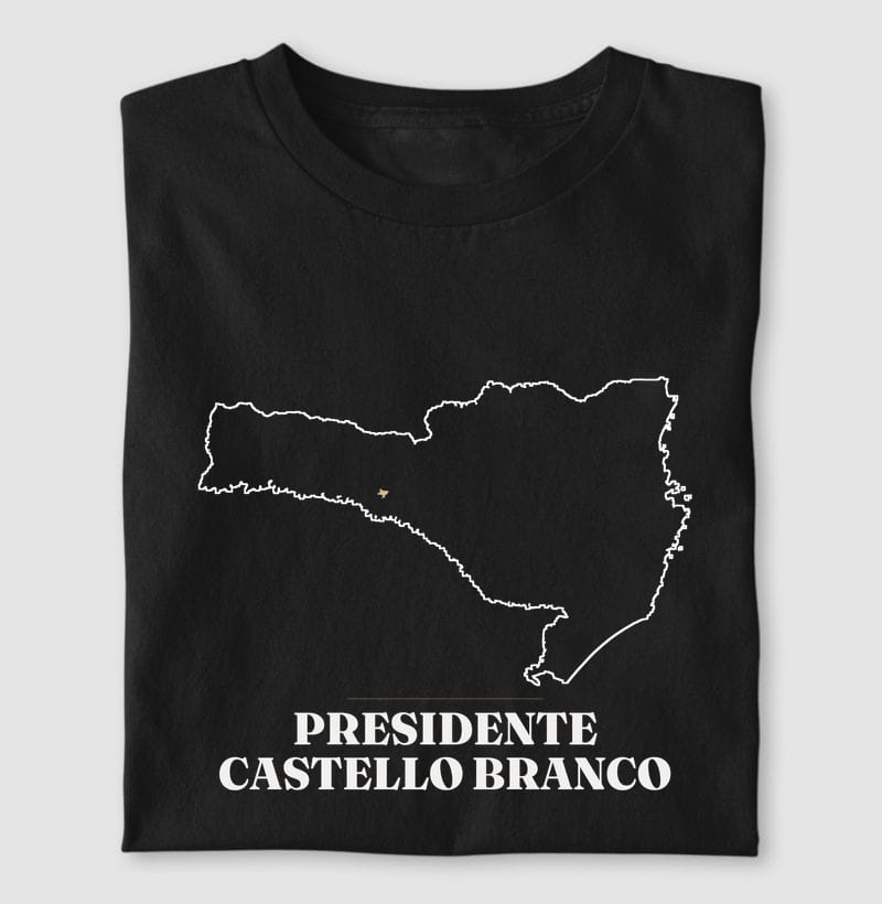 Camiseta Traço de Presidente Castello Branco