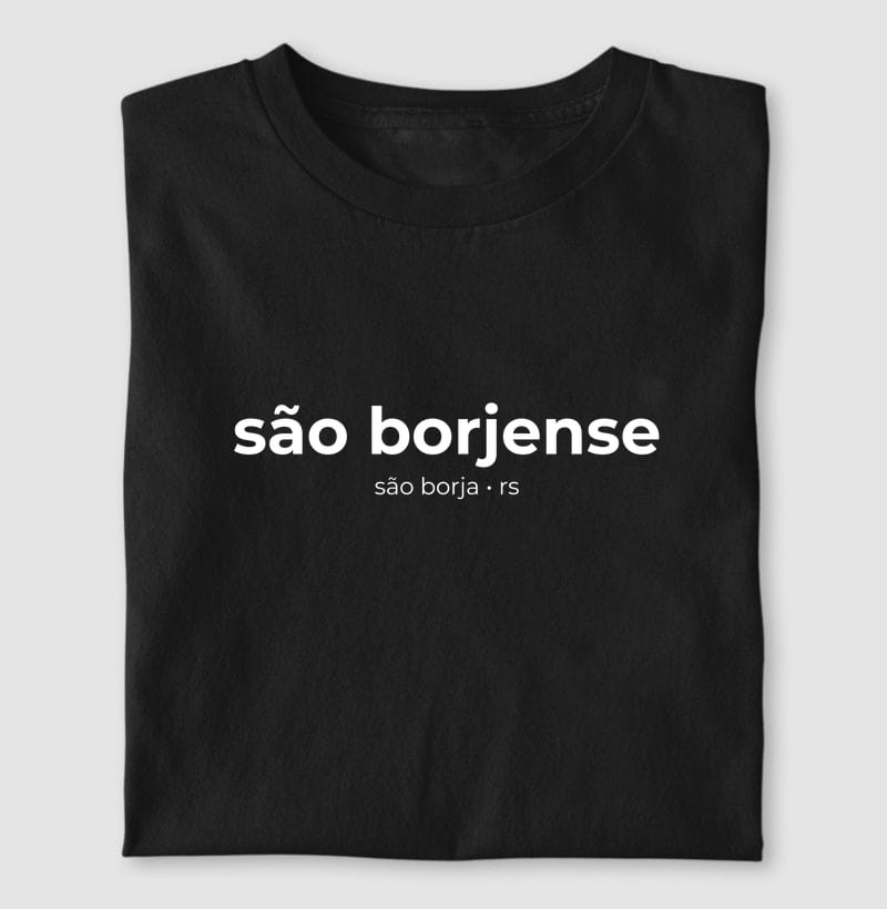 Camiseta Gentílico de São Borja