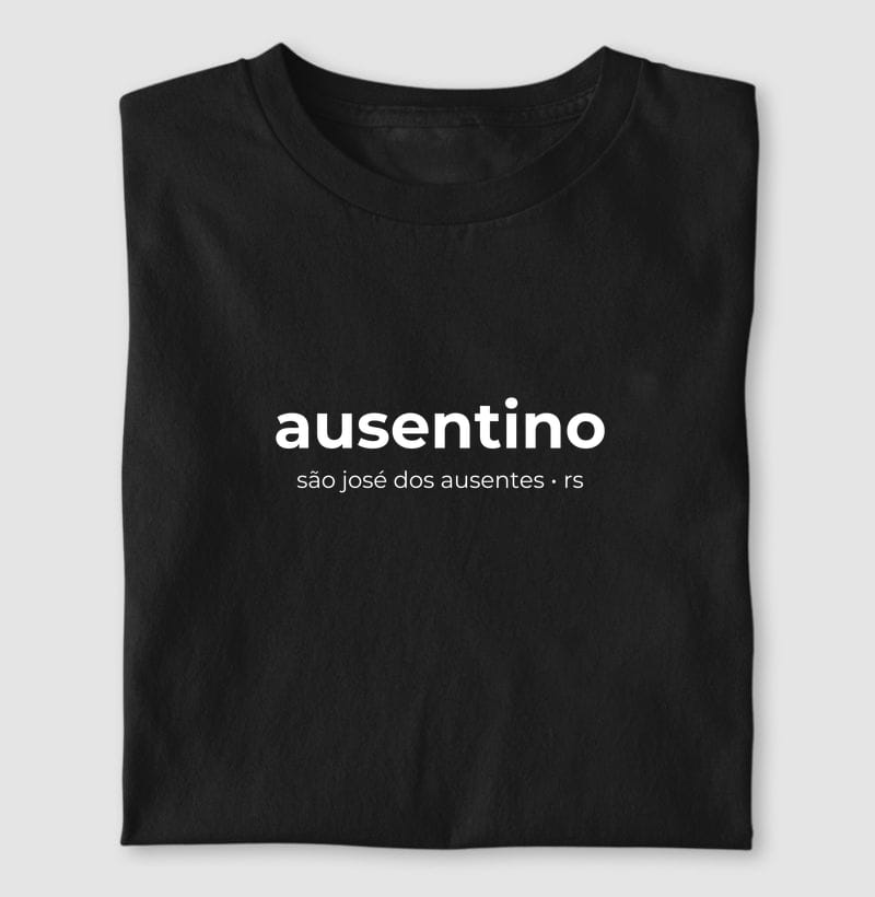 Camiseta Gentílico de São José dos Ausentes