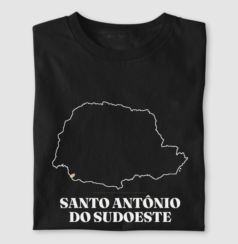 Camiseta Traço de Santo Antônio do Sudoeste