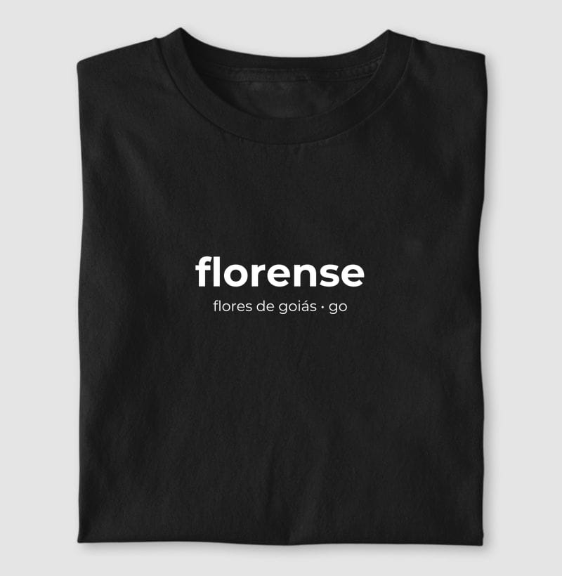 Camiseta Gentílico de Flores de Goiás
