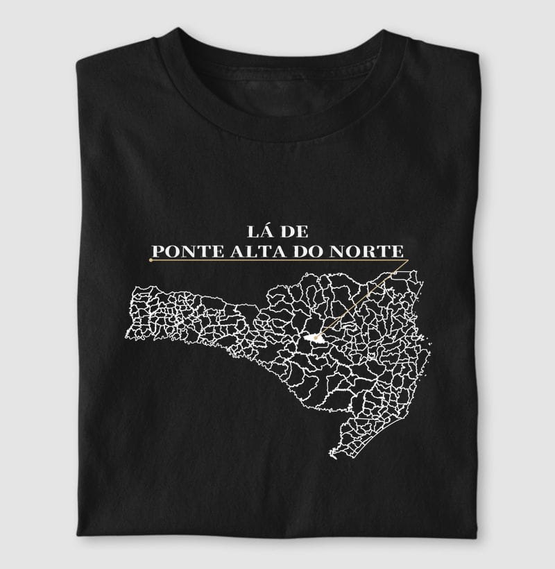 Camiseta Ponto de Origem de Ponte Alta do Norte