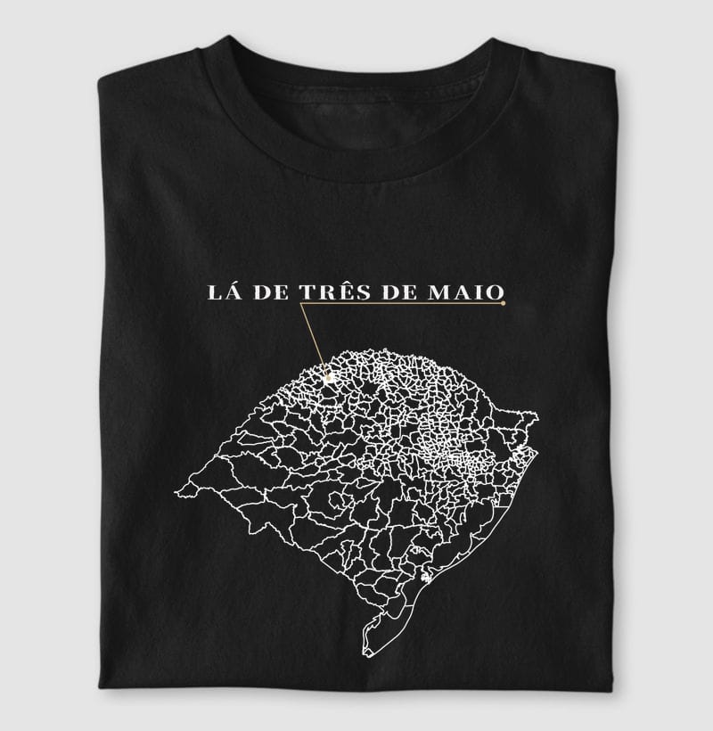 Camiseta Ponto de Origem de Três de Maio
