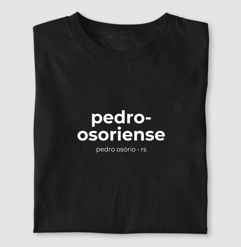 Camiseta Gentílico de Pedro Osório