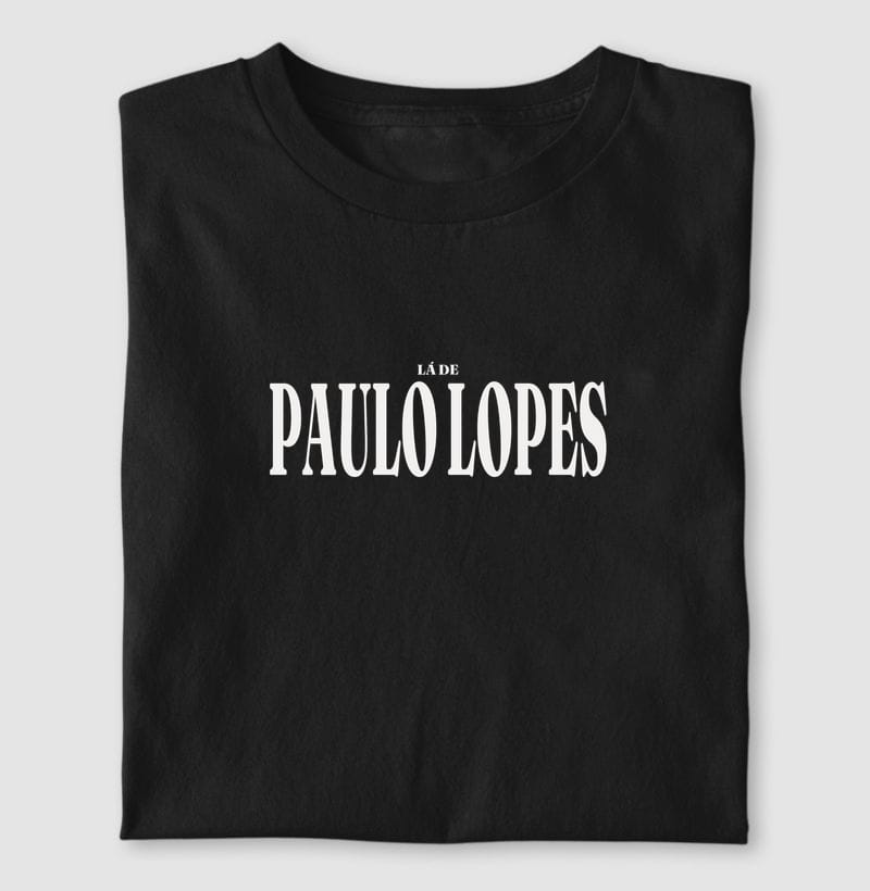 Camiseta Tipografia de Paulo Lopes