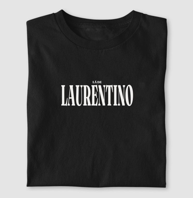 Camiseta Tipografia de Laurentino
