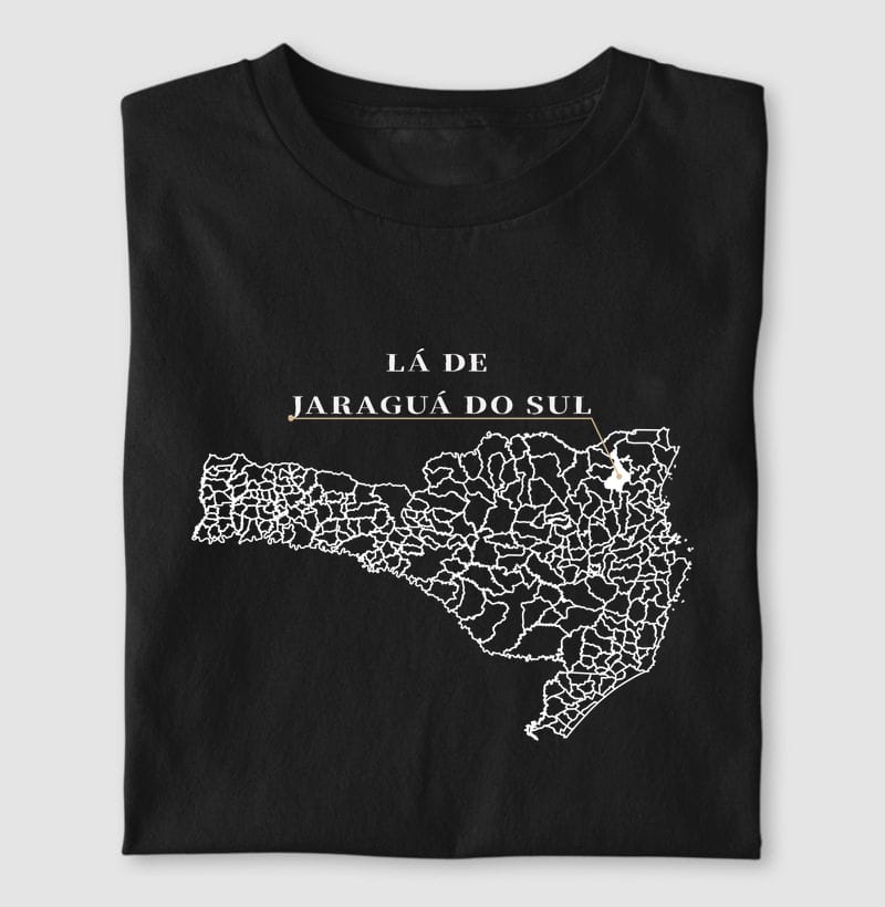 Camiseta Coordenadas de Jaraguá do Sul