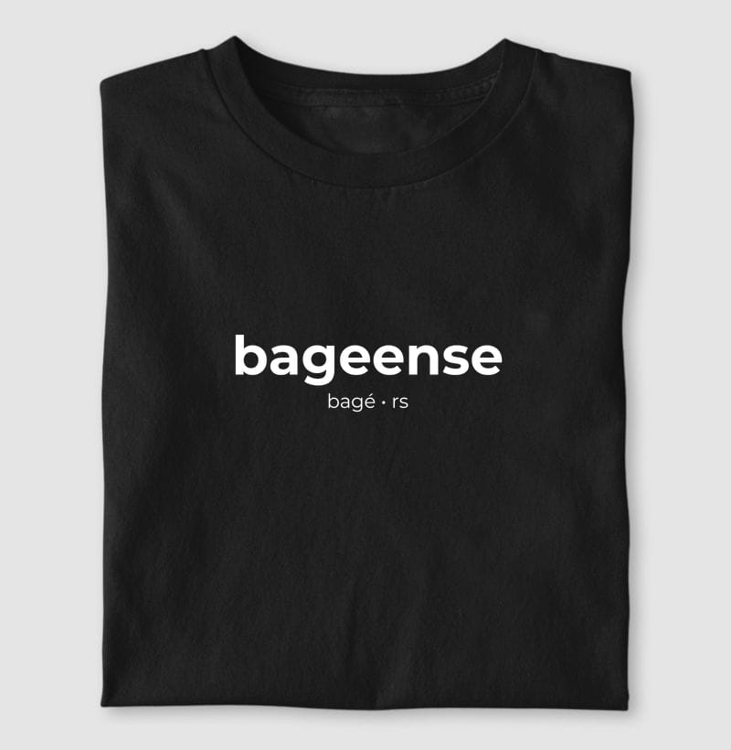 Camiseta Gentílico de Bagé