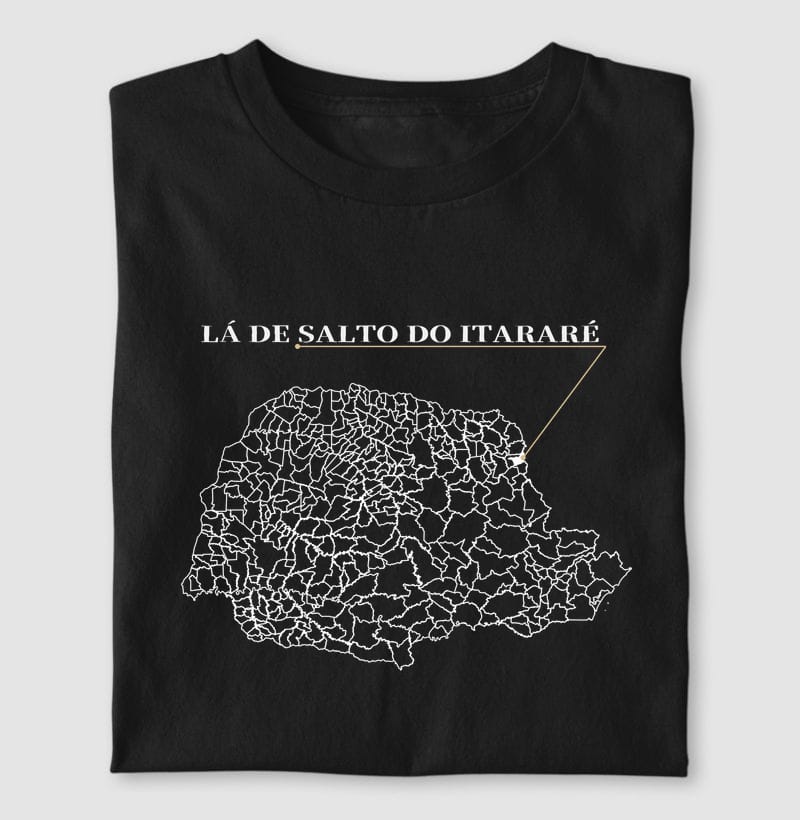 Camiseta Ponto de Origem de Salto do Itararé