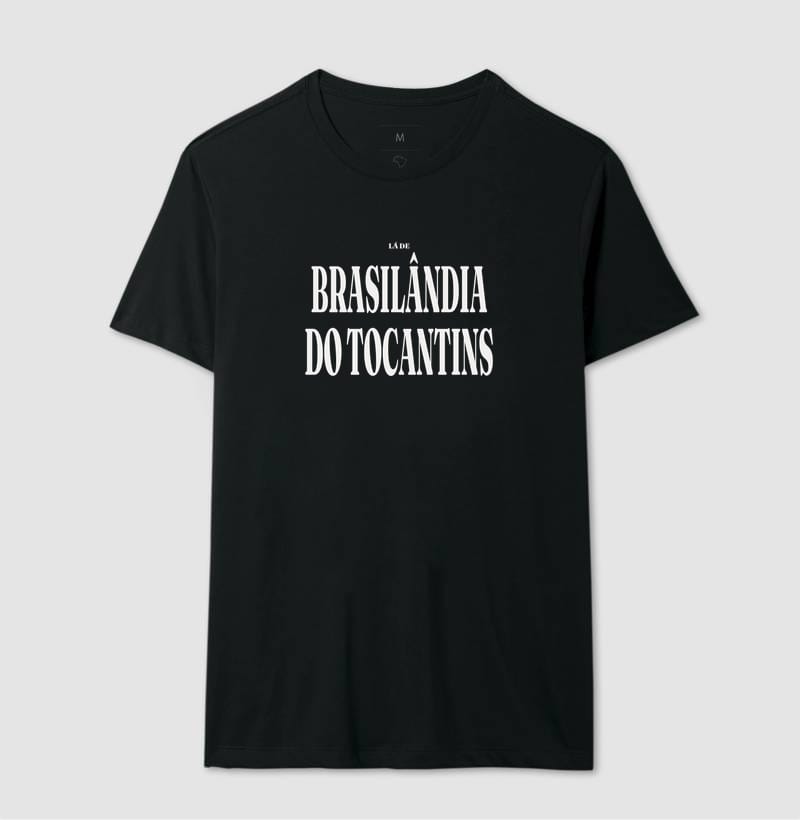 Camiseta Tipografia de Brasilândia do Tocantins