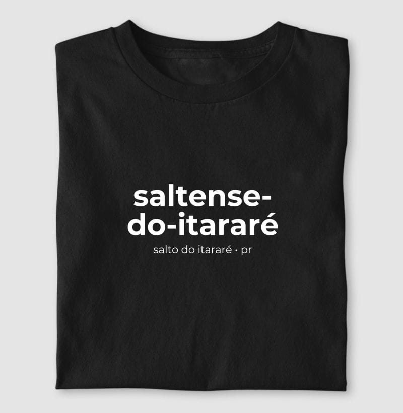 Camiseta Gentílico de Salto do Itararé