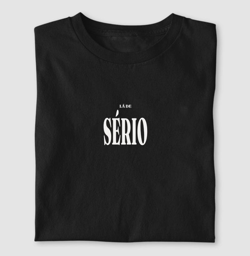 Camiseta Tipografia de Sério