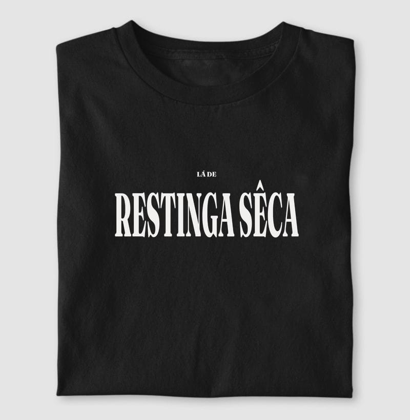 Camiseta Tipografia de Restinga Sêca