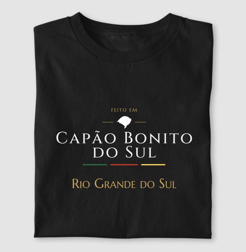 Camiseta Feito em de Capão Bonito do Sul