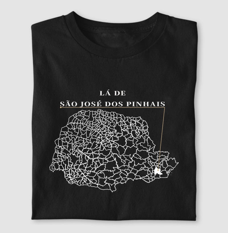 Camiseta Coordenadas de São José dos Pinhais