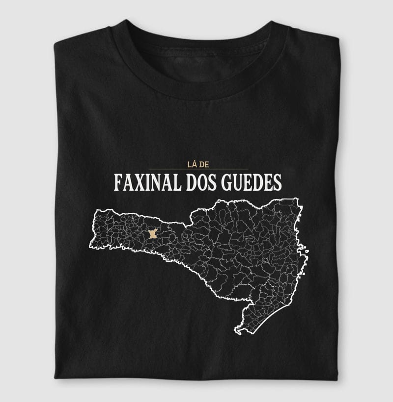 Camiseta Território de Faxinal dos Guedes