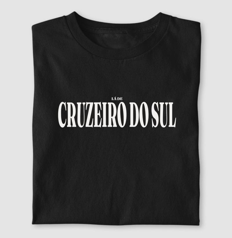Camiseta Tipografia de Cruzeiro do Sul