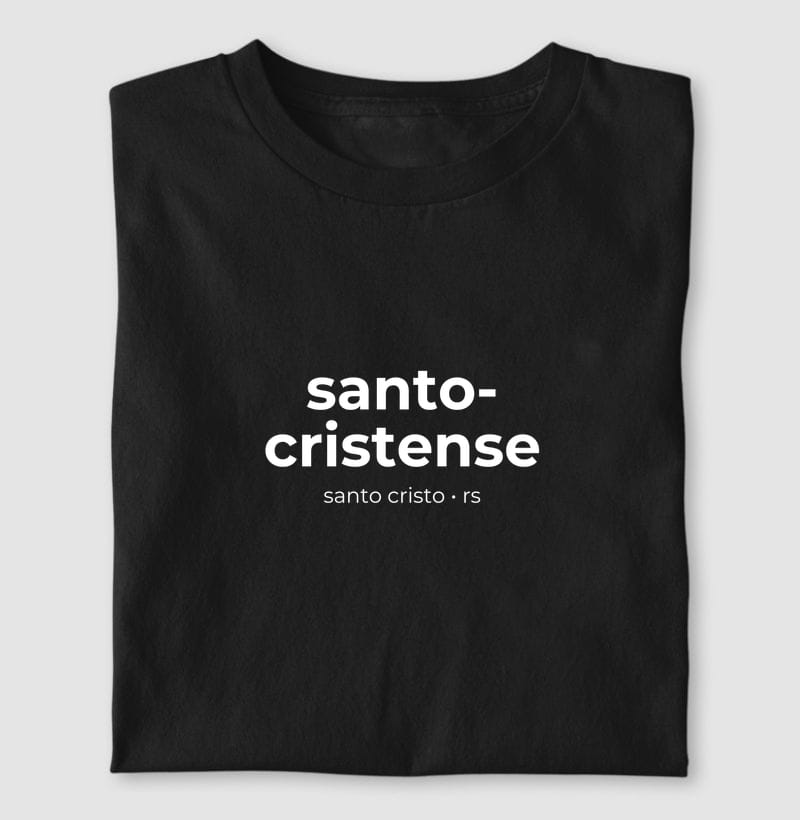 Camiseta Gentílico de Santo Cristo