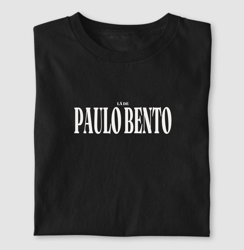 Camiseta Tipografia de Paulo Bento