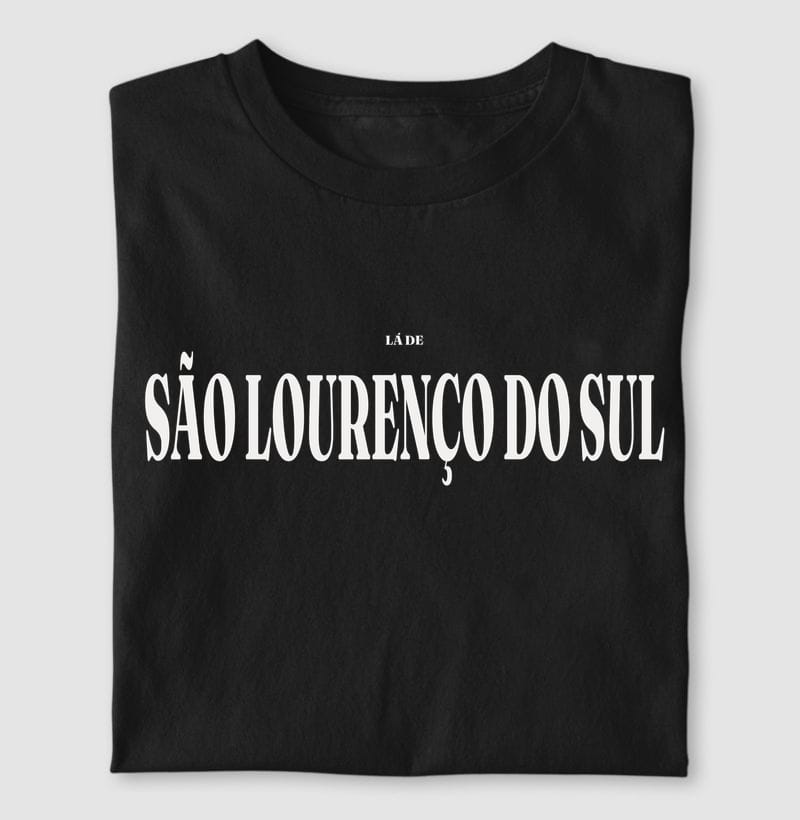 Camiseta Tipografia de São Lourenço do Sul
