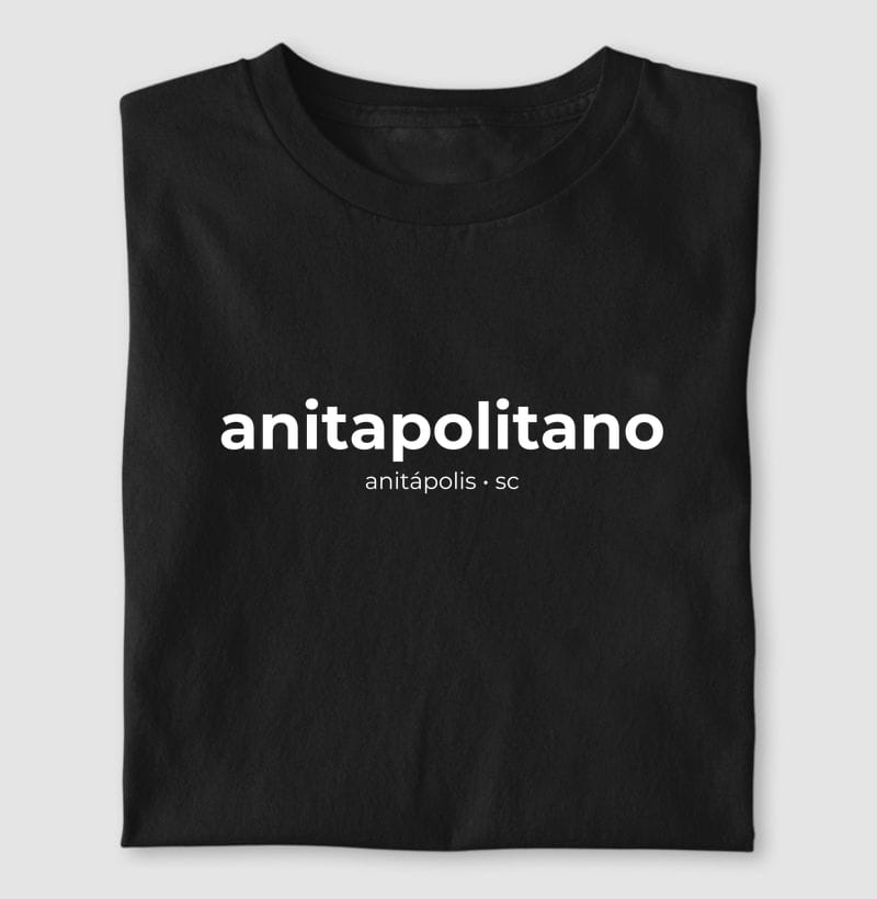 Camiseta Gentílico de Anitápolis