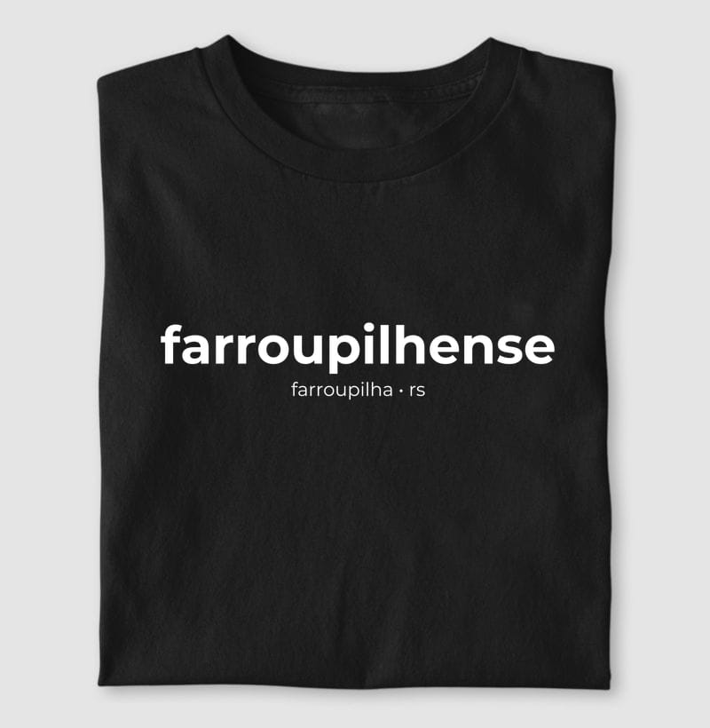 Camiseta Gentílico de Farroupilha