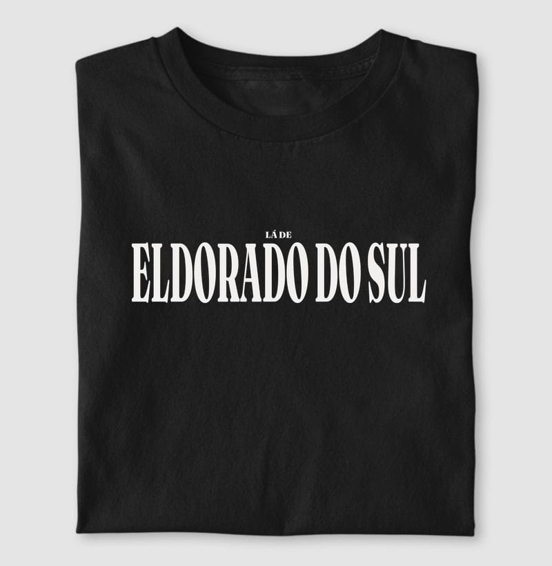 Camiseta Tipografia de Eldorado do Sul