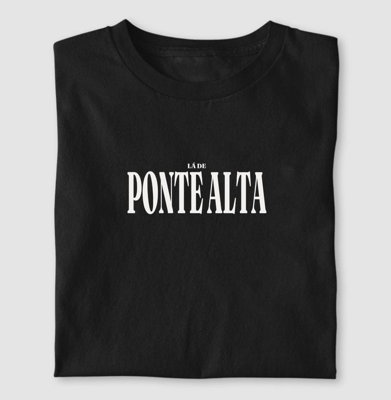 Camiseta Tipografia de Ponte Alta